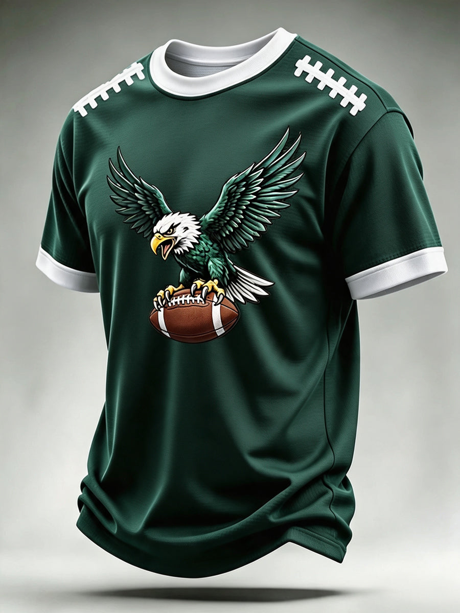 Men's Football Gameday Gift For Football Fans Casual Tee