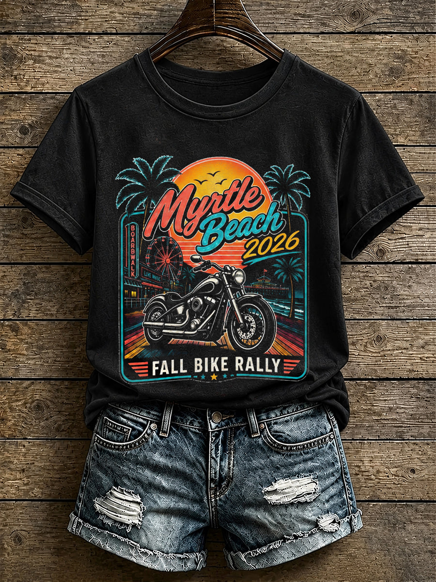 Women's Myrtle Beach Bike Rally Print T-shirt