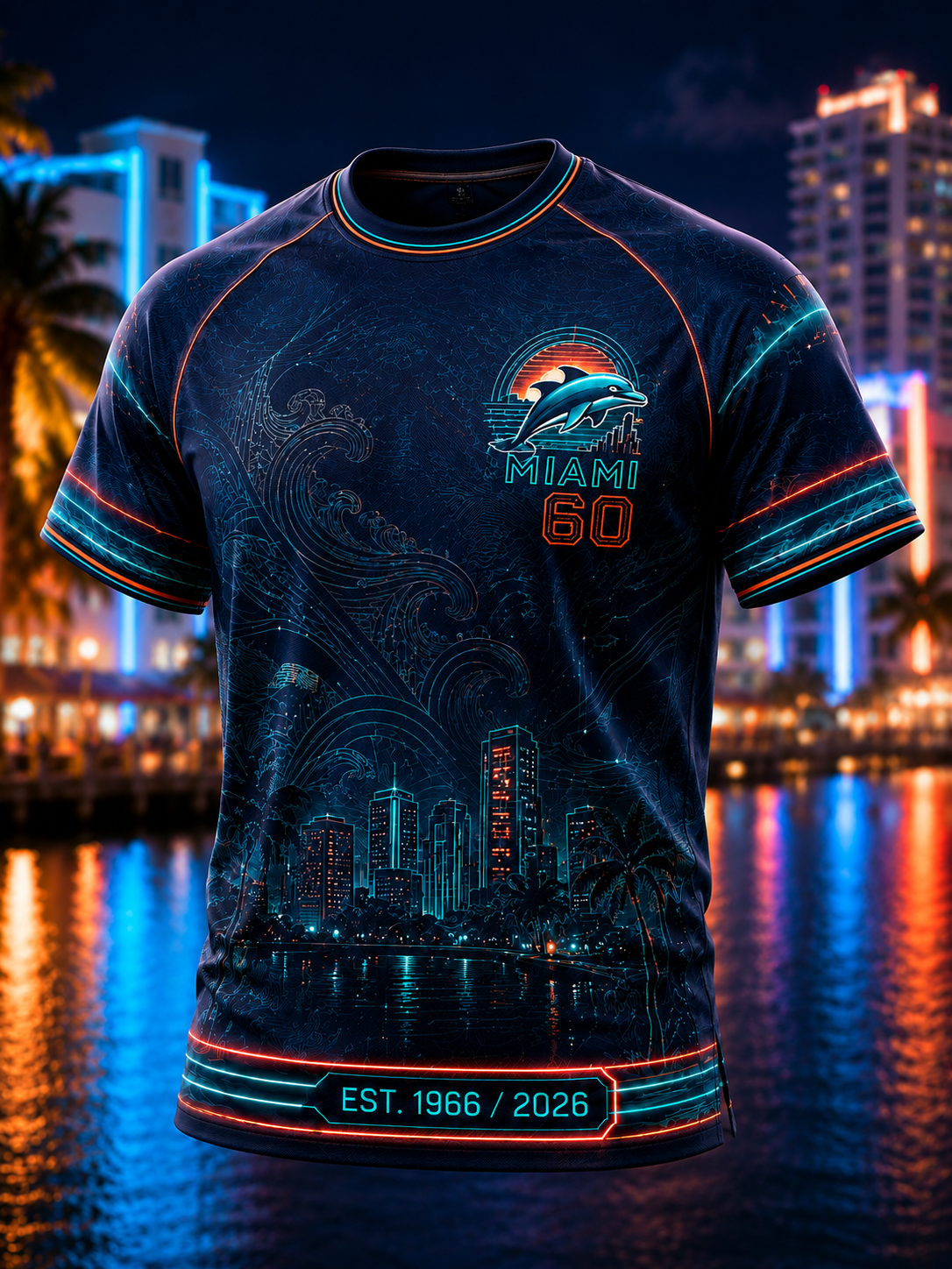 Men's Miami Dolphins Short Sleeve T-Shirt