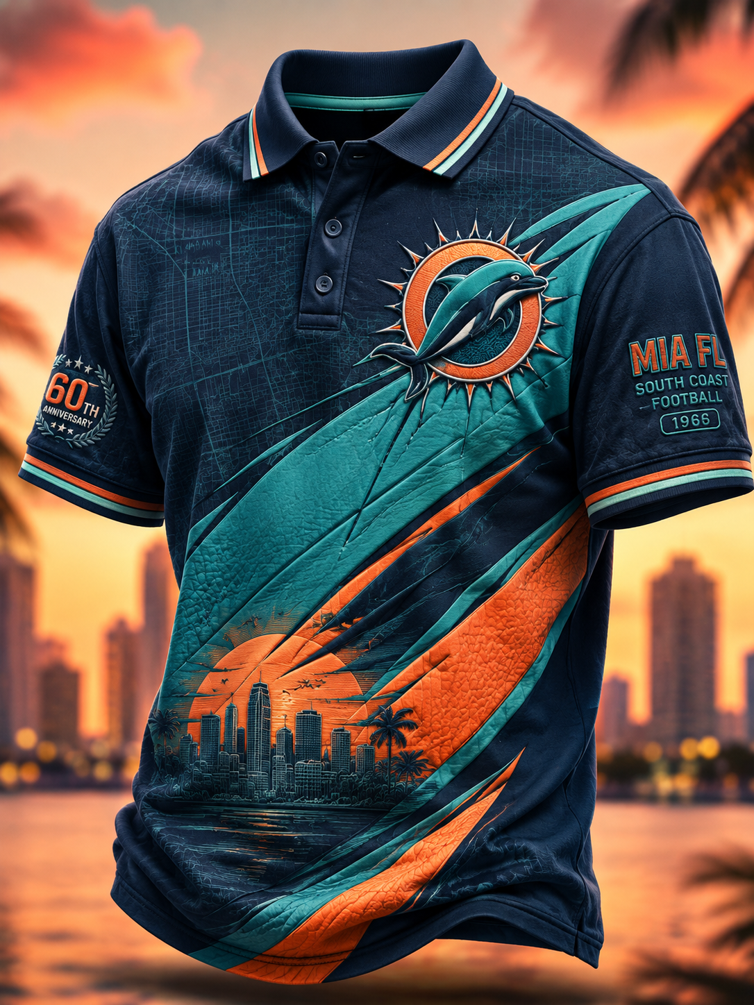 Men's Miami Dolphins Short Sleeve Shirt