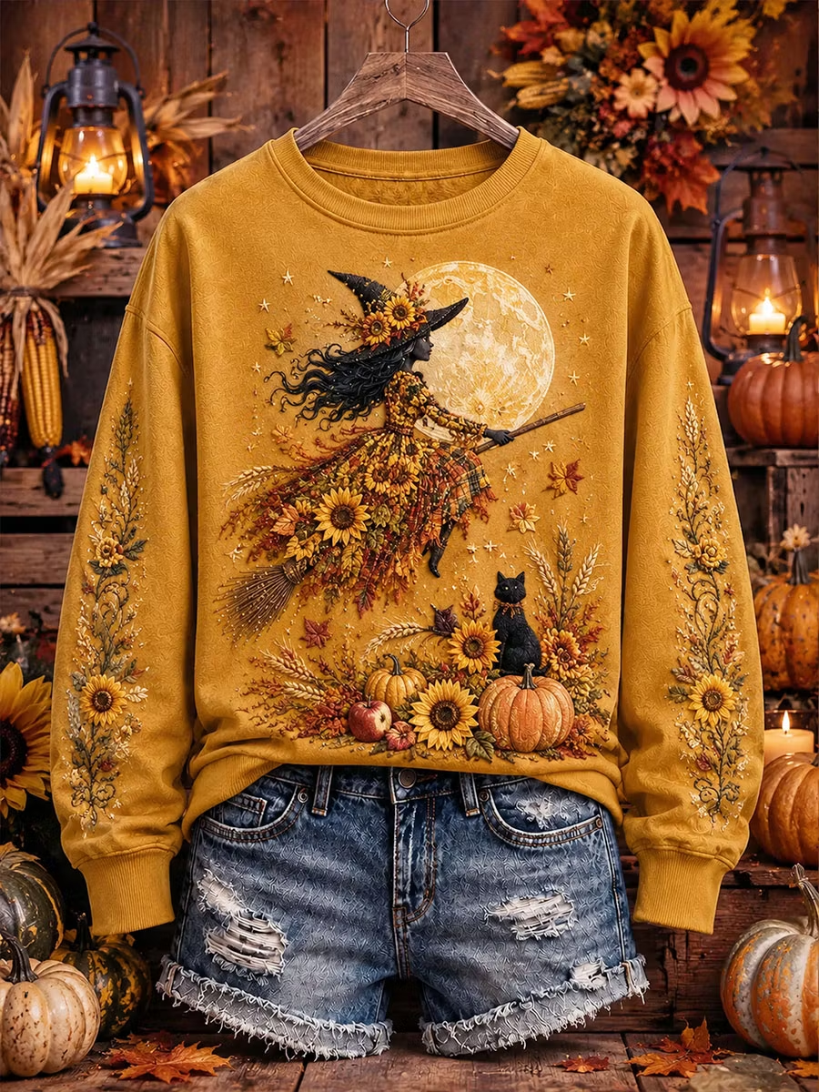 Women's Halloween Regular Sweatshirt
