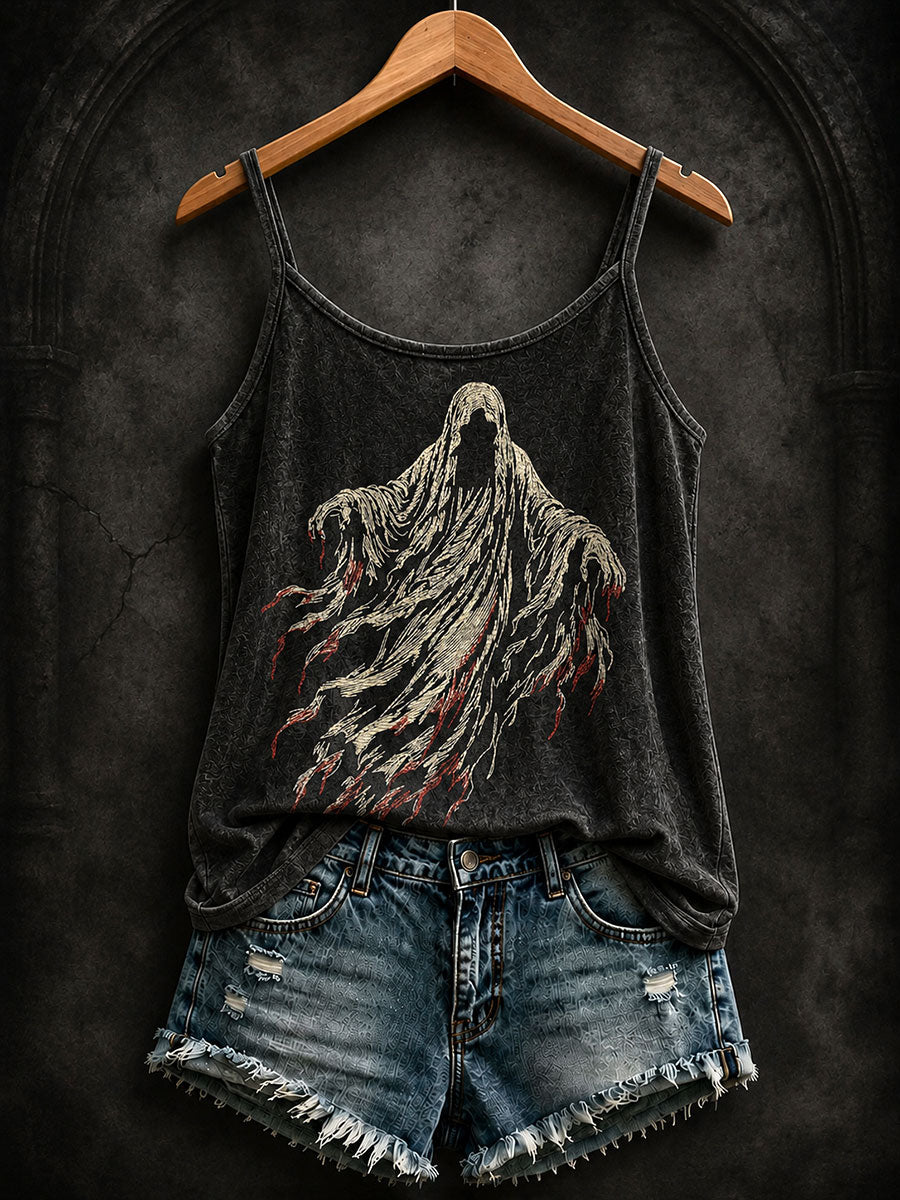 Women's Gothic Style Halloween Ghost Vests