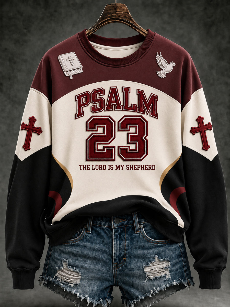 Women's Christian Jesus Cross Art Regular Sweatshirt