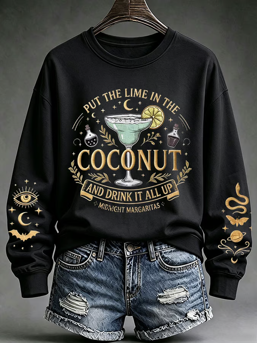 Women's Halloween print Regular Sweatshirt