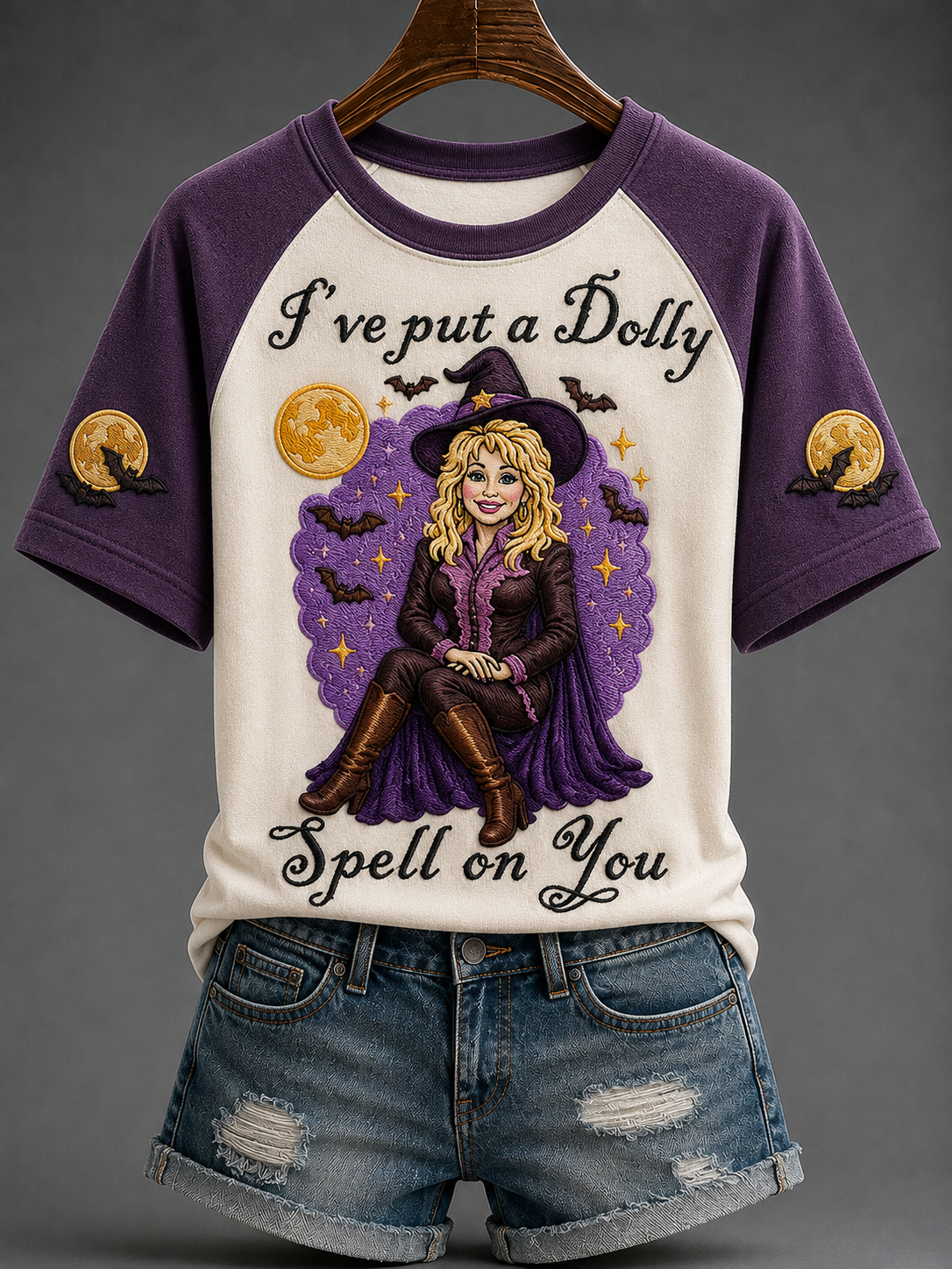 Women's Famous Singer Memorial V-neck Off-shoulder Short-sleeved T-shirt