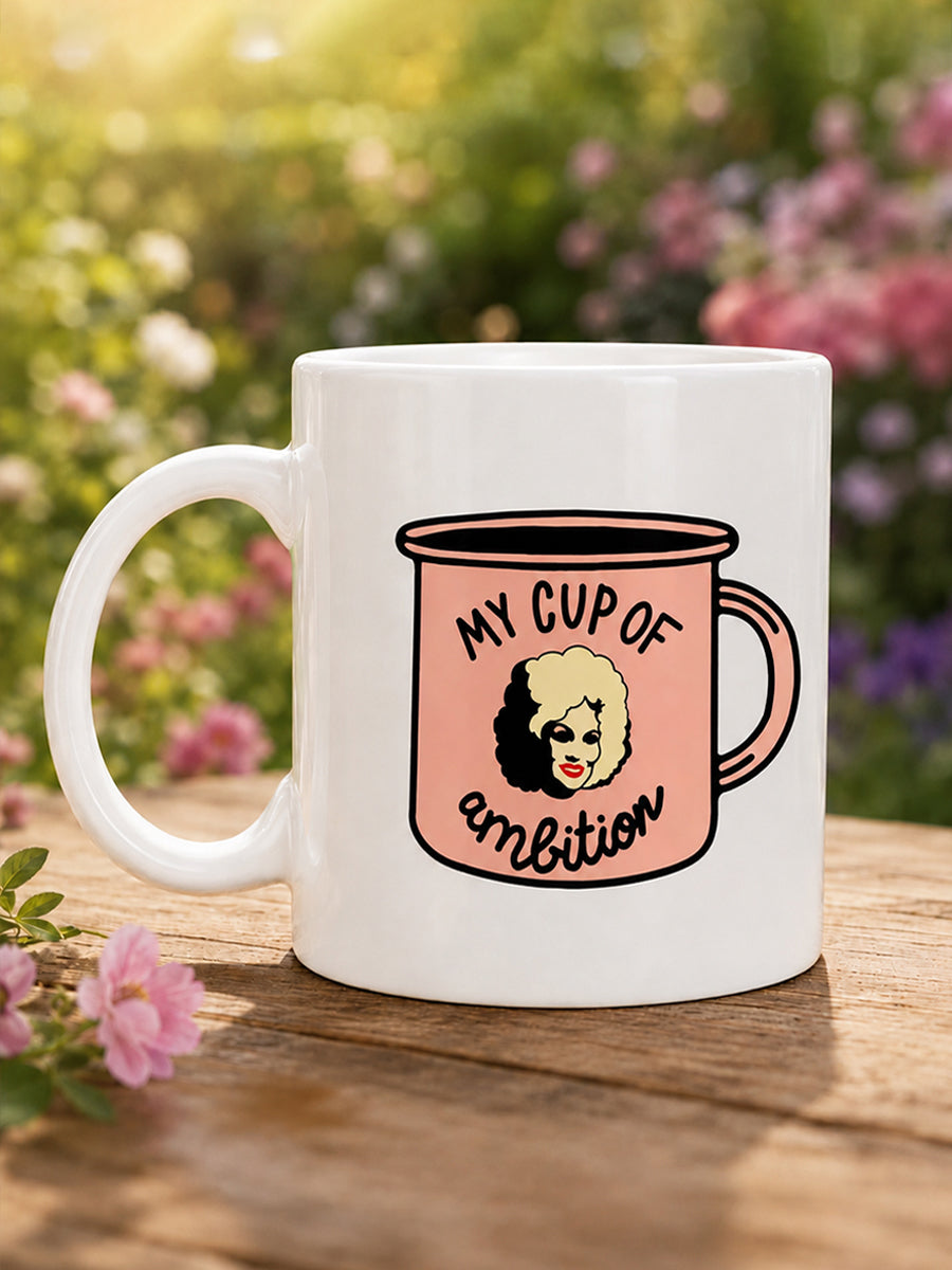 My Cup of Ambition Print Mug