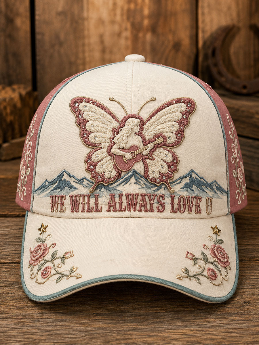 Unisex Rip Country Music Lover Queen of Country Printed Hat
