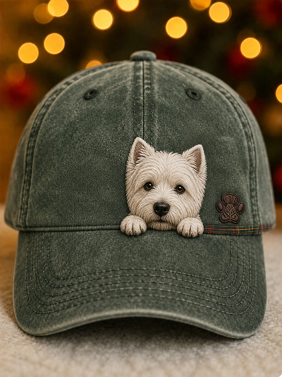 Unisex Retro Animal Art Print Casual Hat