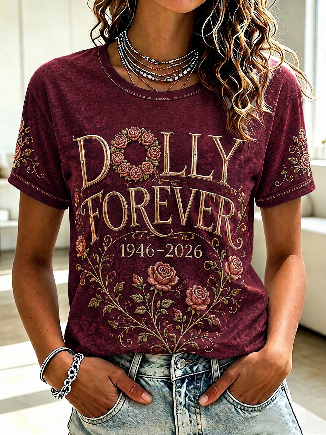 Women's FOREVER Printed T-shirt