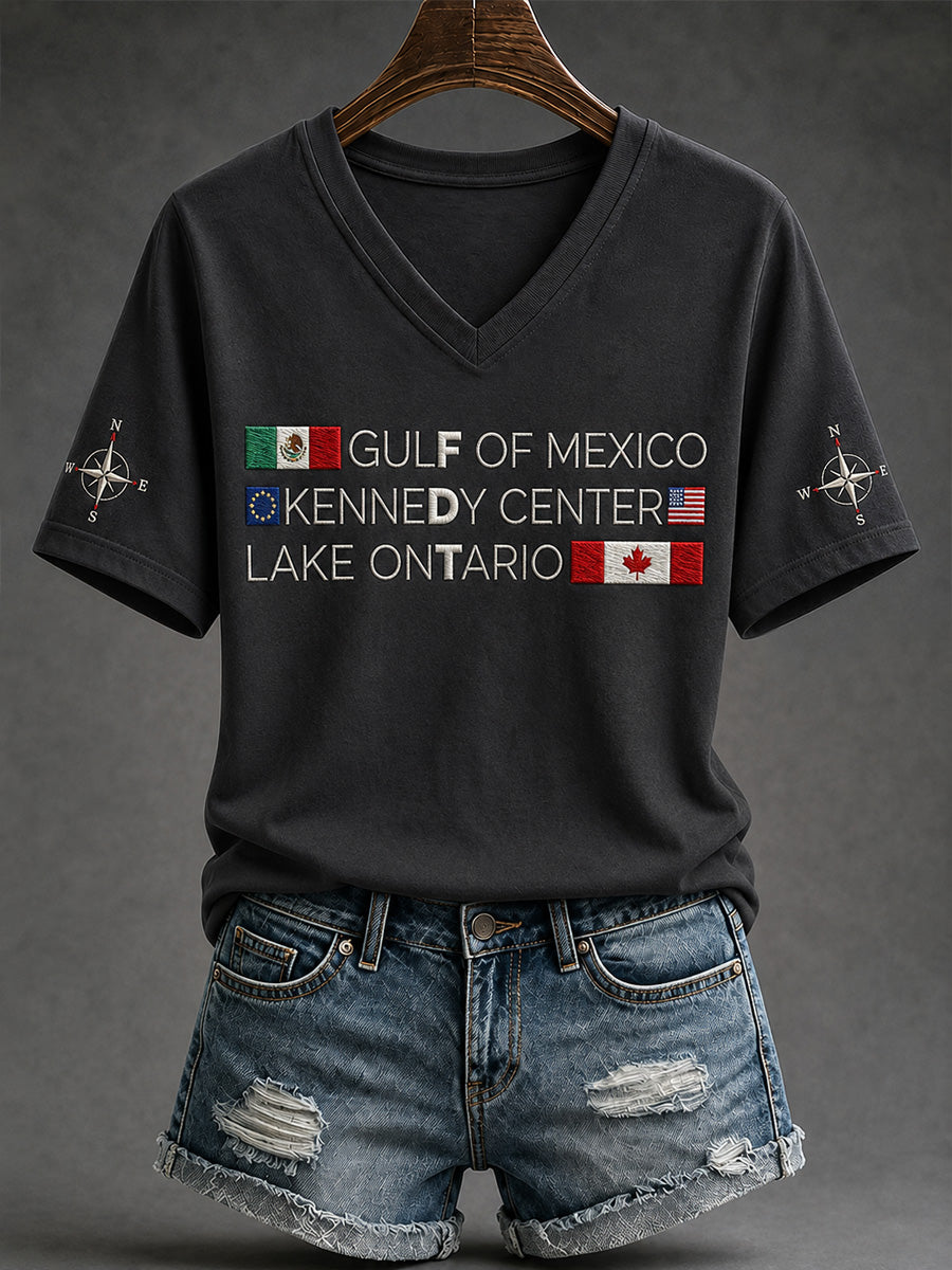 Women's Lake Ontario Always And Forever V-Neck Tee
