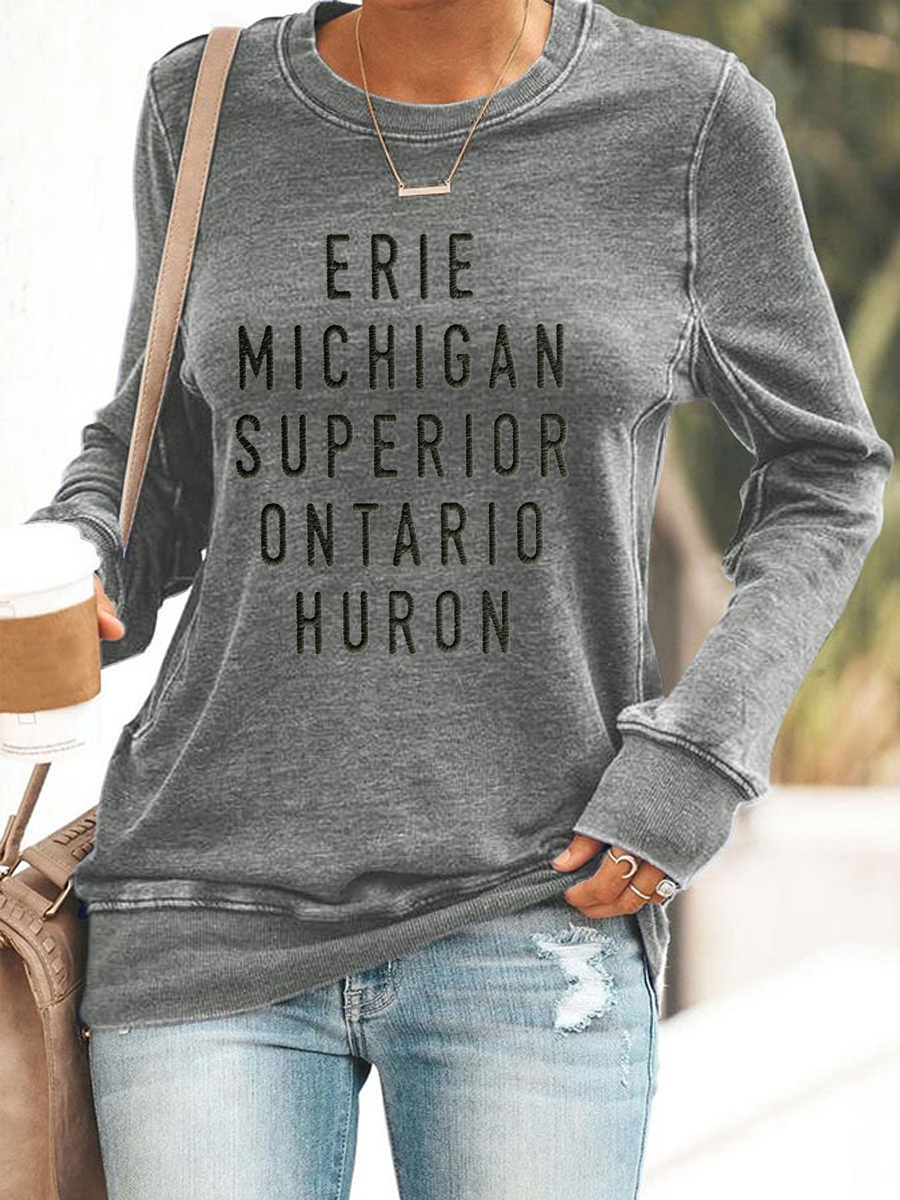 Women's Lake Polyester Waisted Sweatshirt