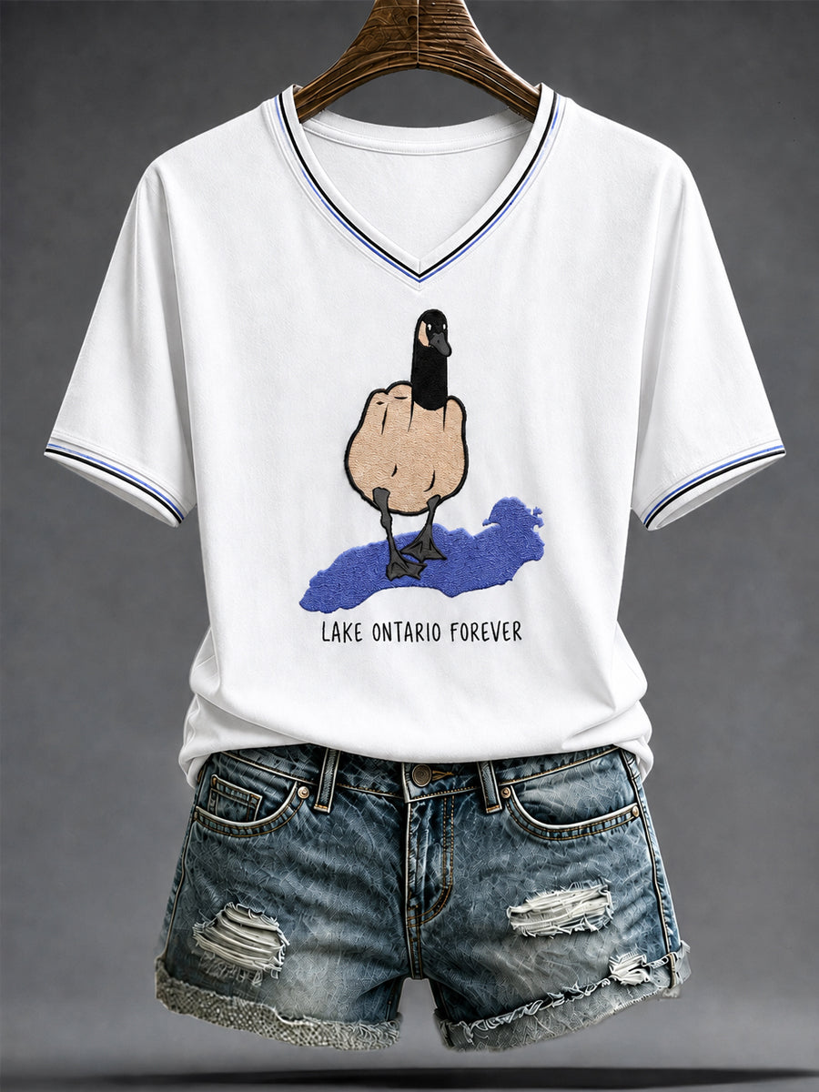 Women's Lake Ontario Always And Forever Short Sleeve T-shirt