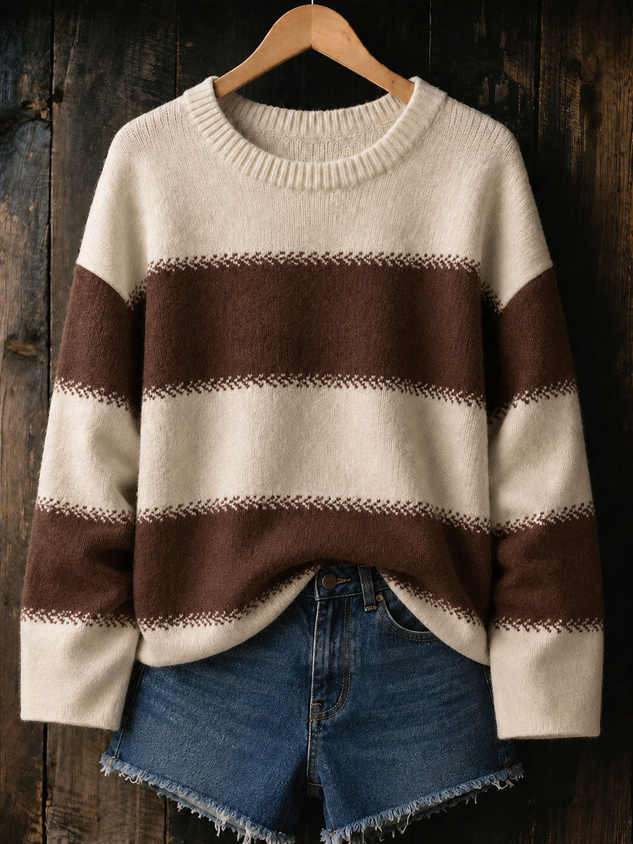 Women's striped autumn/winter tops