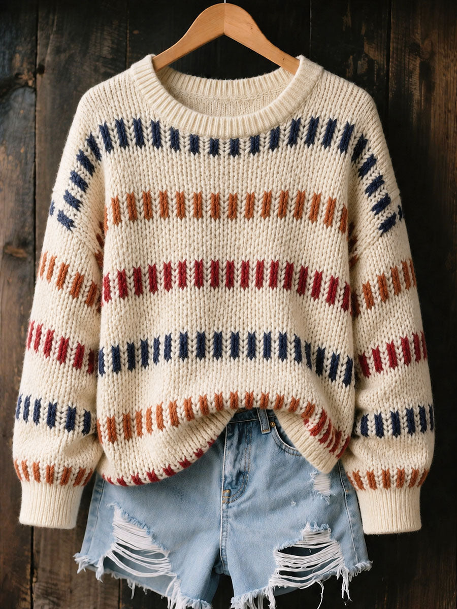 Women's striped autumn/winter tops