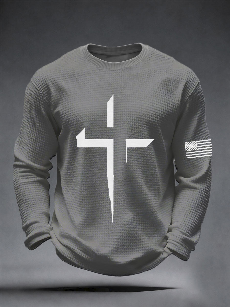 Men's Faith Cross Waffle Top