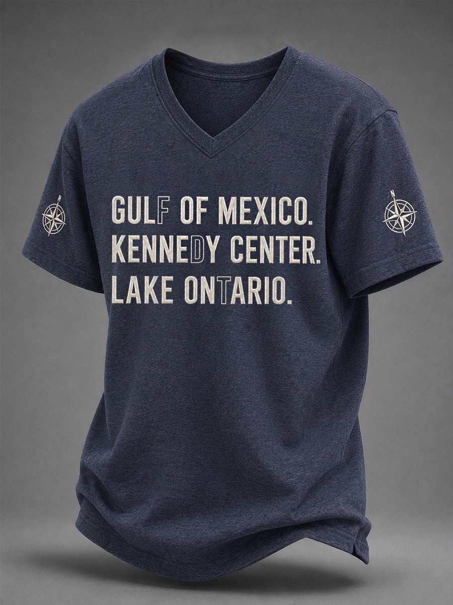 Men's Lake Ontario Always And Forever V-Neck Tee