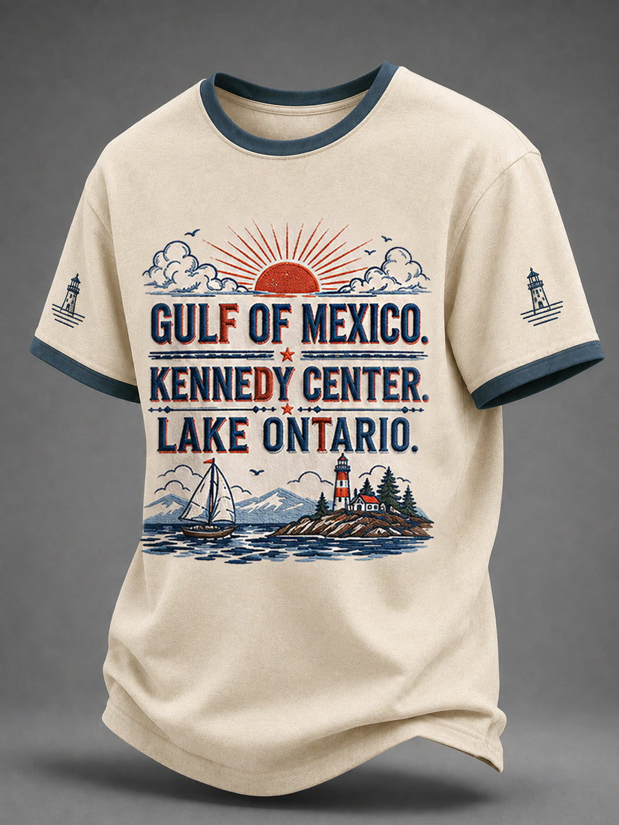 Men's FDT Gulf Of Mexico Kennedy Center Lake Ontario Tee