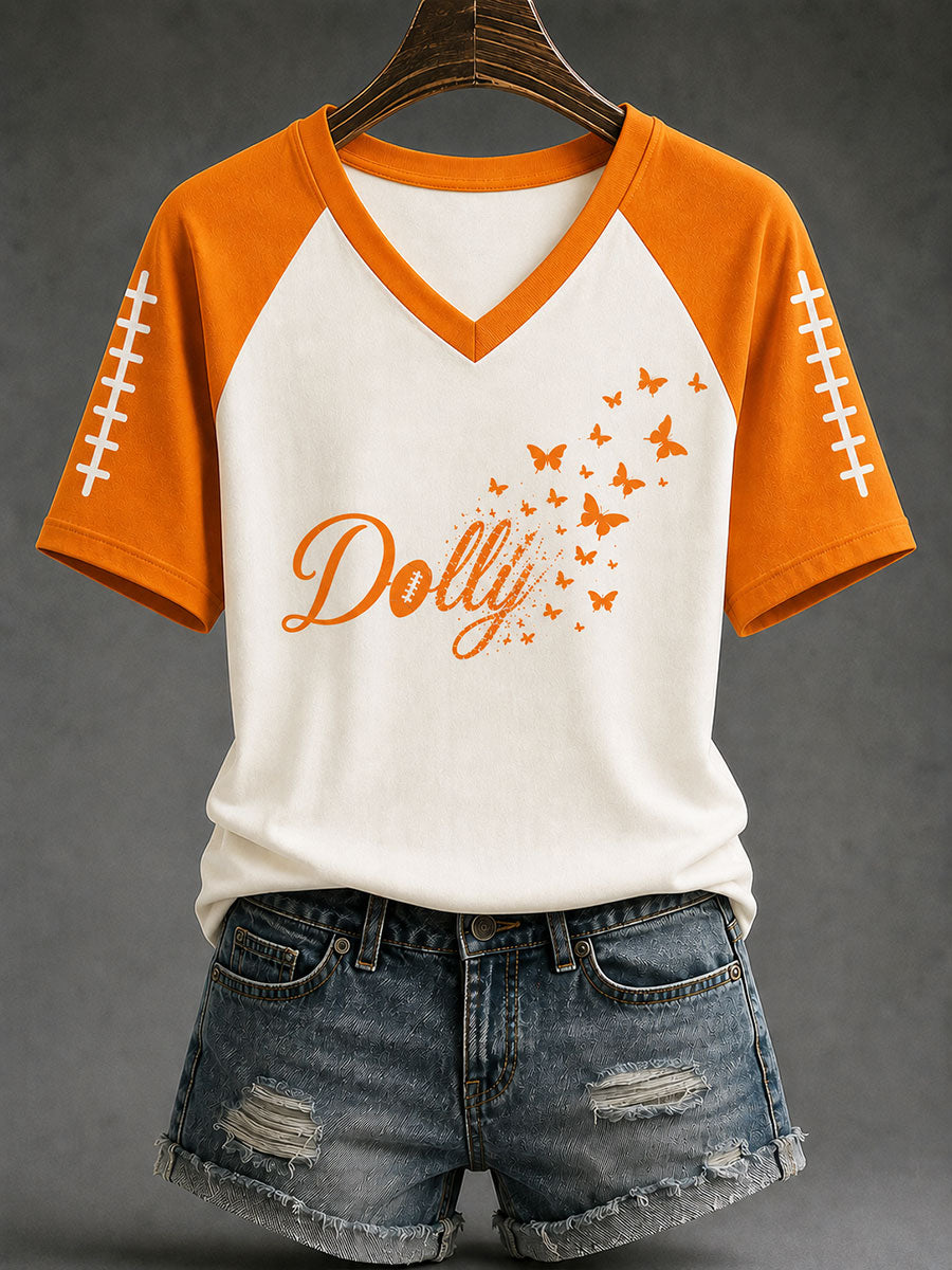 Women's Tennessee Football Casual Printed T-shirt