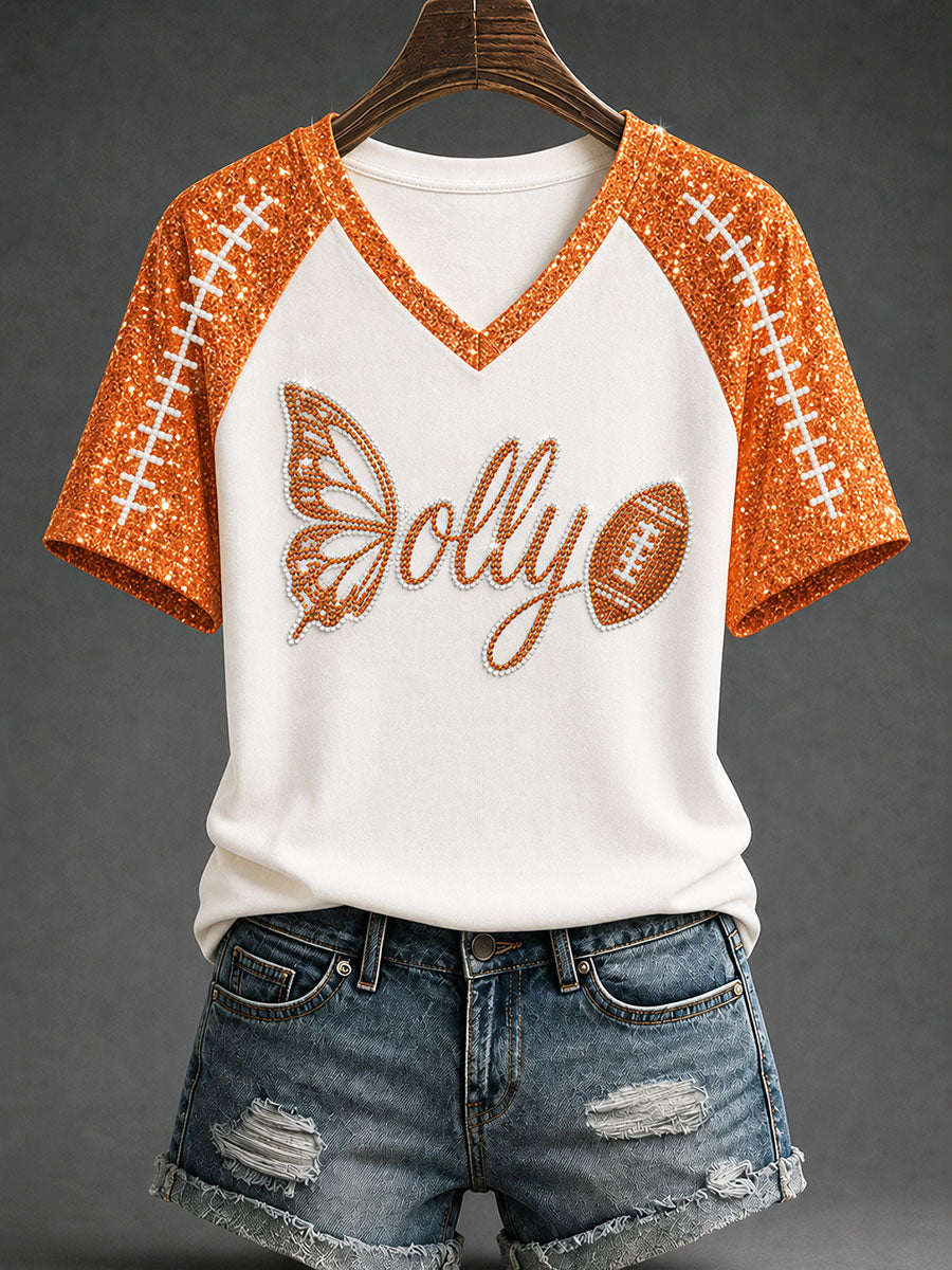 Women's Tennessee Football Casual Printed T-shirt