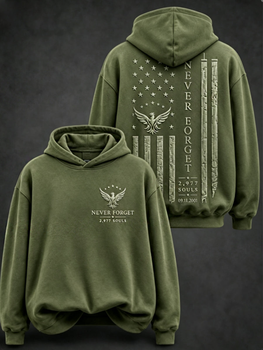 Women's NEVER FORGET 2,977 SOULS 2,977 SOULS 09.11.2001 Regular Sweatshirt