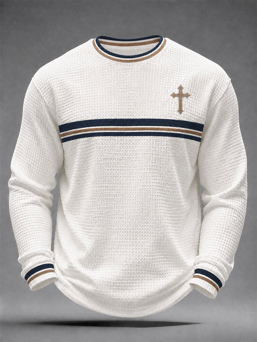 Men's Faith Cross Waffle Top