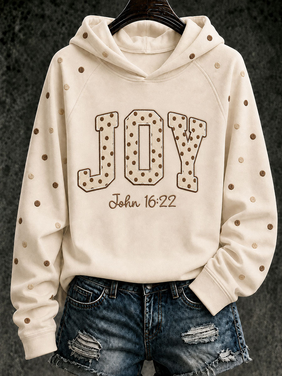 Women's JOY Print Casual Hoodie