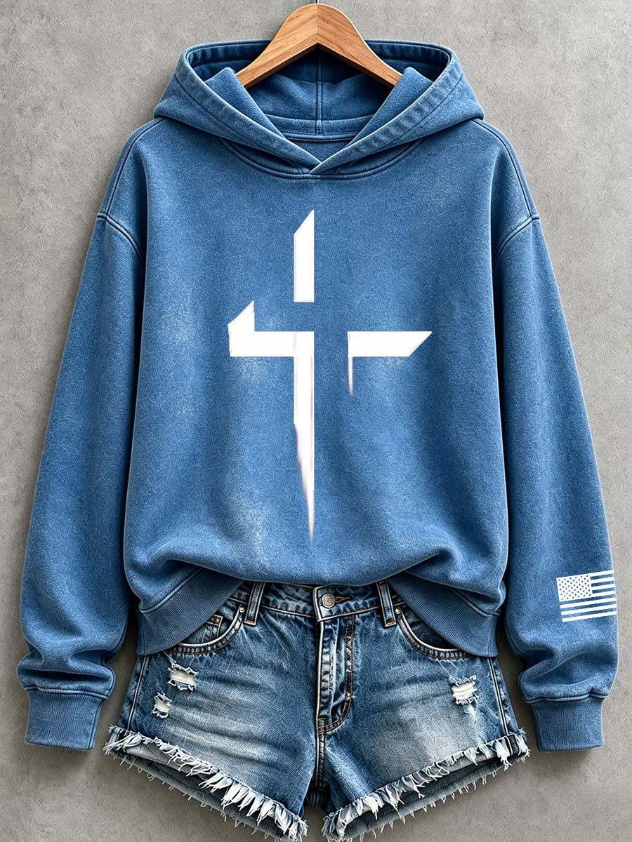 Women's Faith Cross Hoodie
