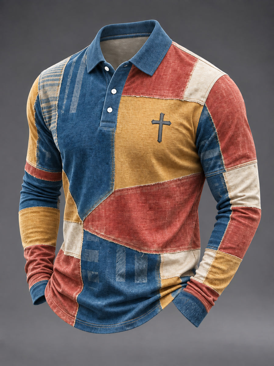 Men's Faith Print Casual Top