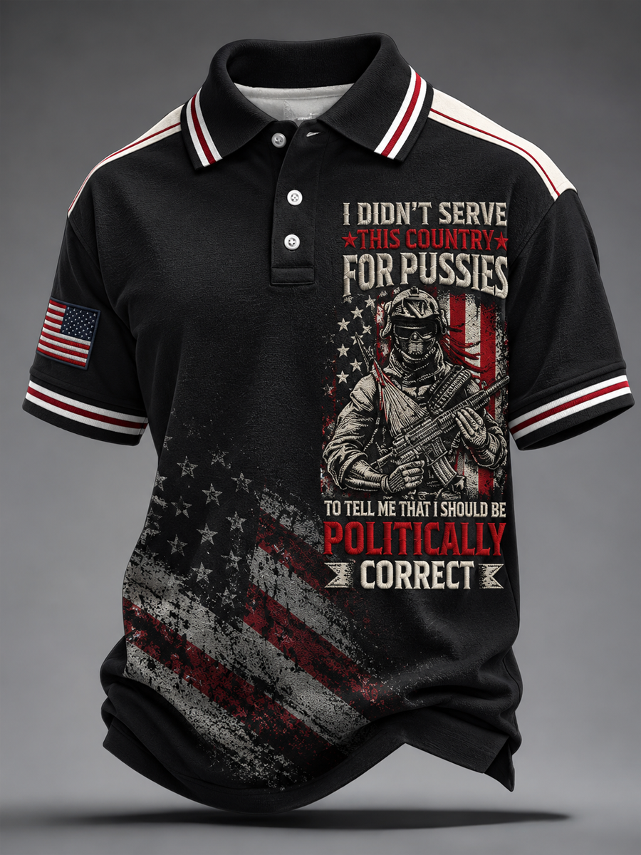 Men's U.S. Veteran Printed polo shirt