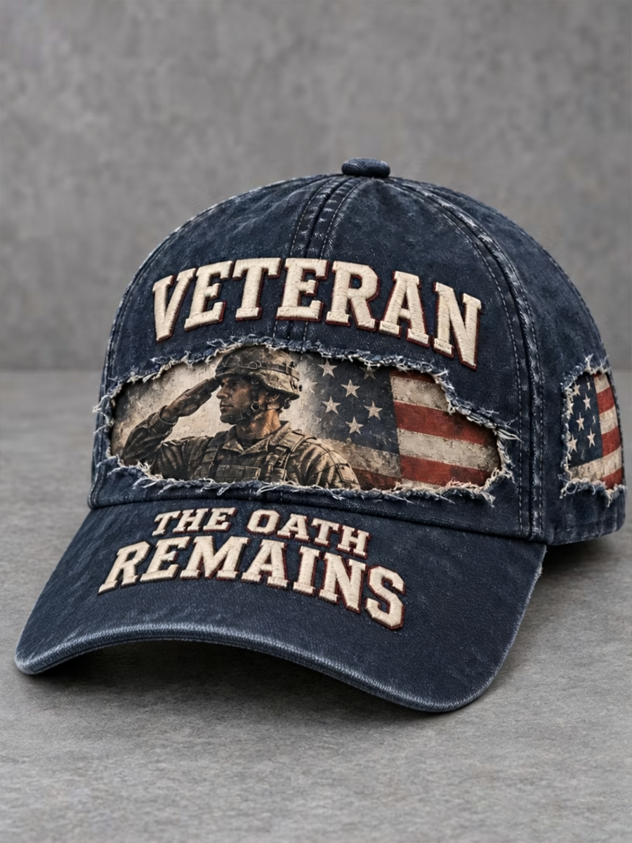 Unisex U.S. Veteran Printed Hat