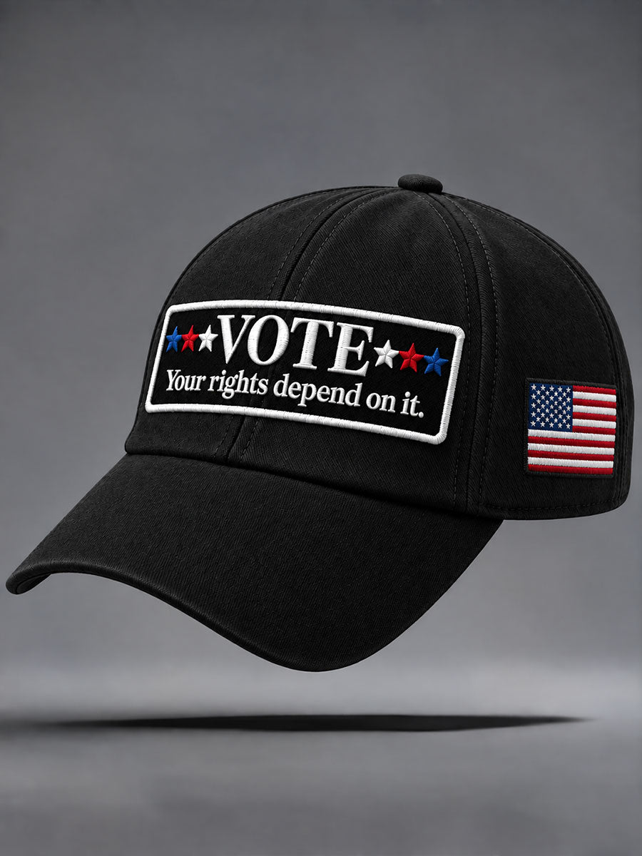 "Vote" Graphic Casual Unisex Hat