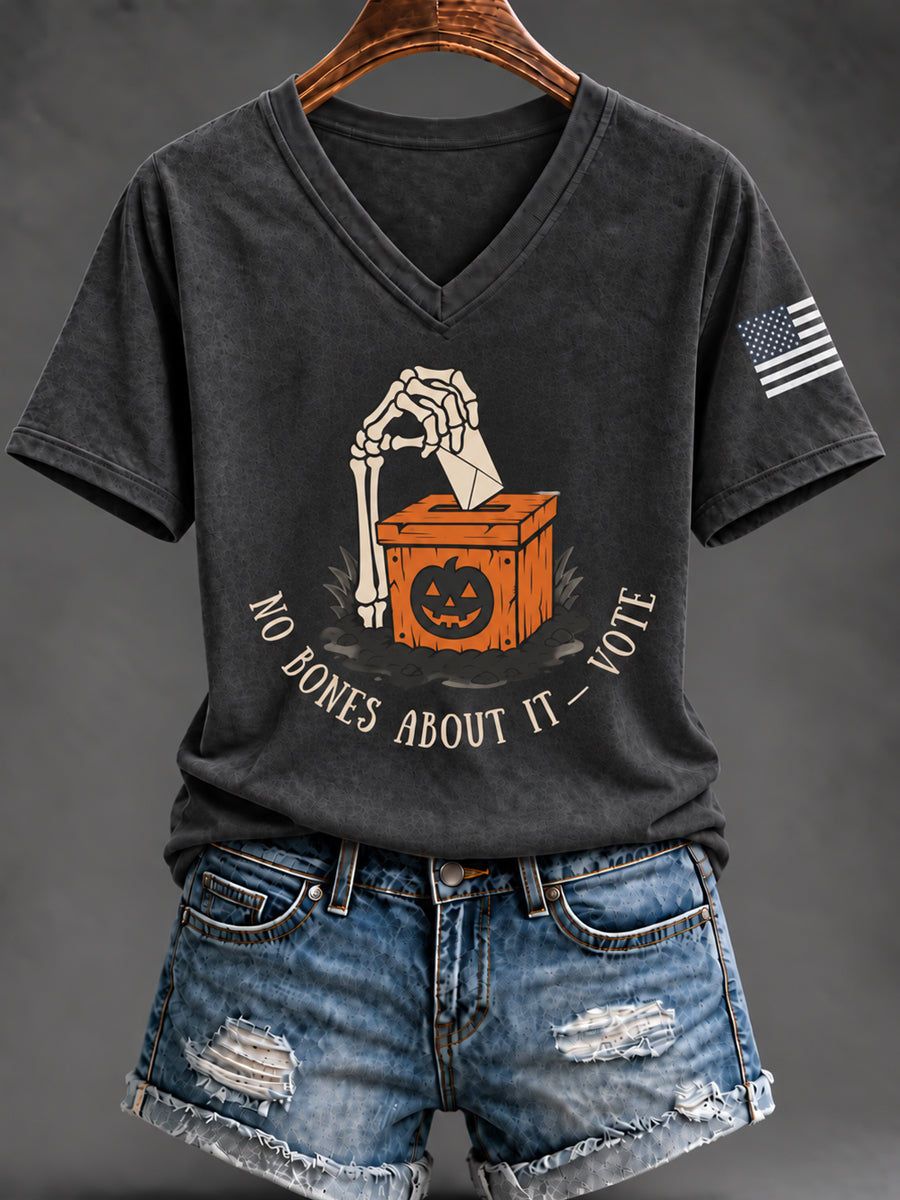 Women's VOTE Print Short Sleeve Casual T-shirt