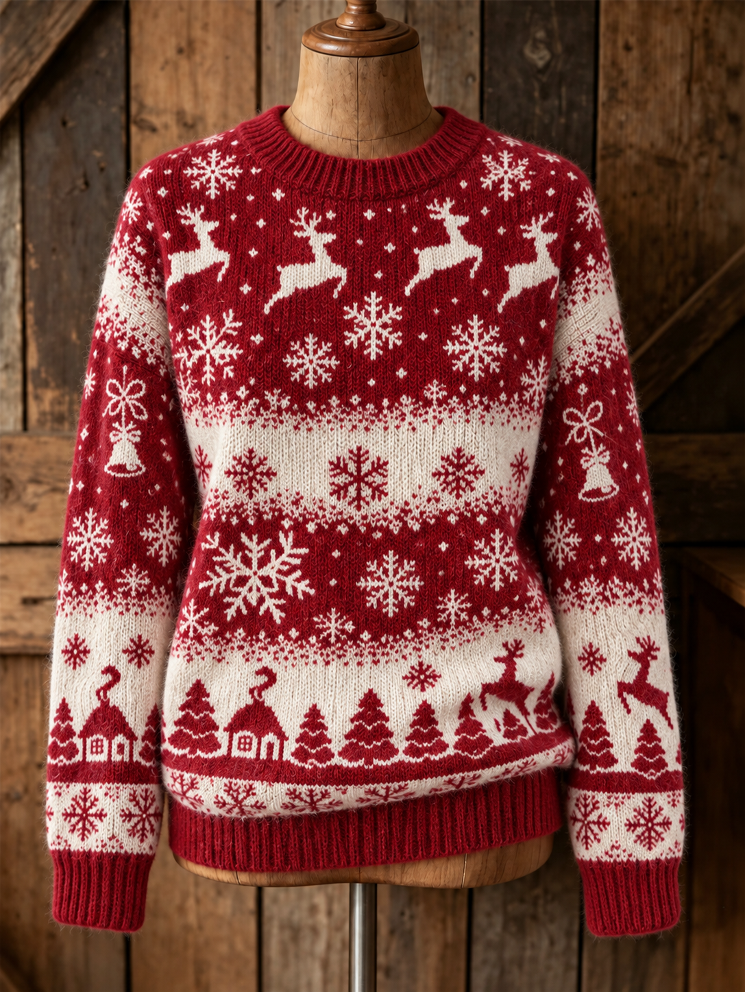 Women's Christmas Long-sleeved Sweater