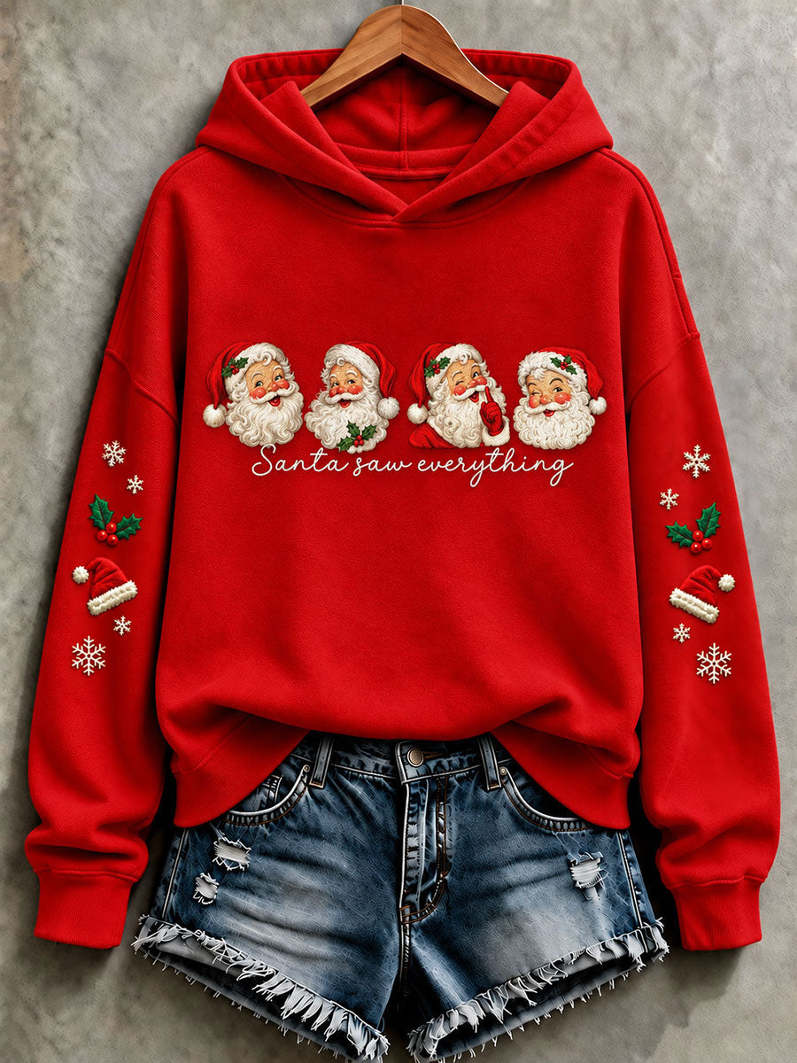Women's Christmas Santa Claus Regular Sweatshirt