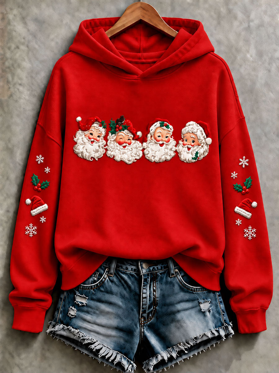 Women's Christmas Santa Claus Regular Sweatshirt