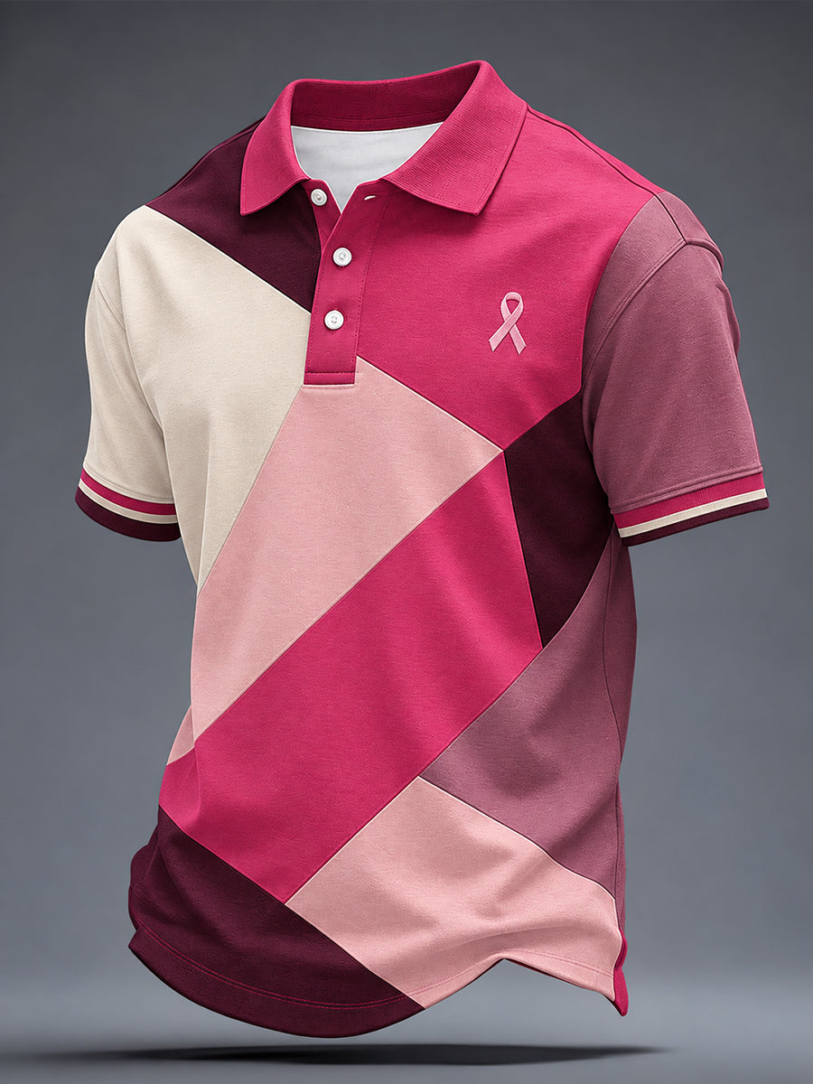 Men's Breast Cancer Awareness Real Men Wear Pink Shirt