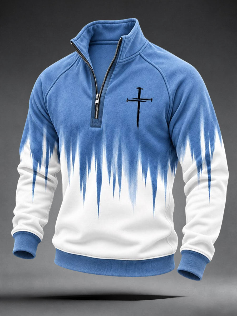 Men's Christian Art Cross Sweatshirt
