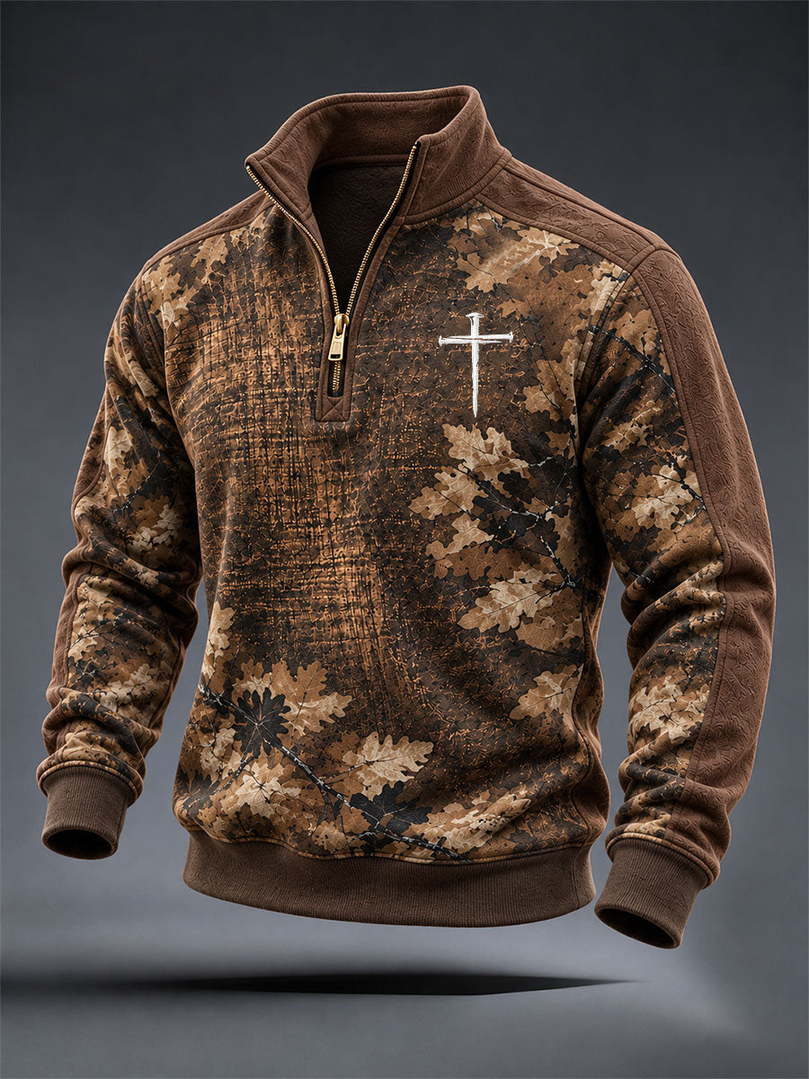 Men's Christian Art Cross Sweatshirt