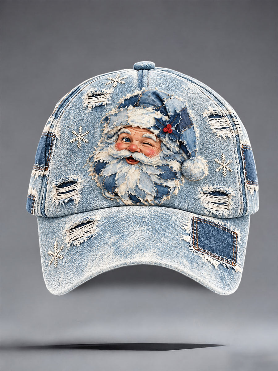 Santa Claus Print Casual Unisex Hat
