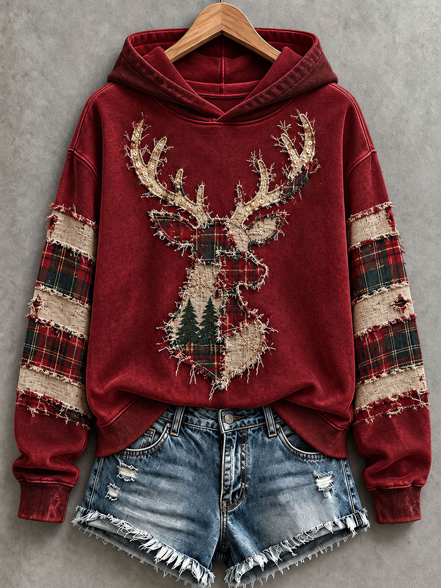 Women's Christmas Reindeer Hoodie