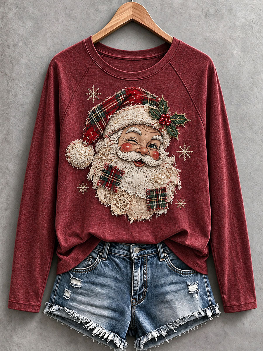 Women's Santa Long-Sleeve T-Shirt