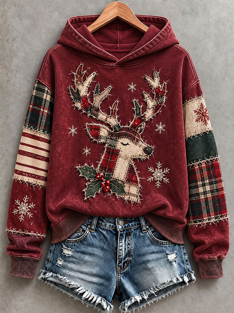 Women's Christmas Reindeer Hoodie
