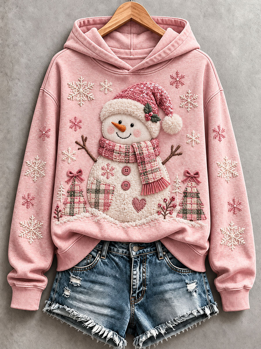 Women's Christmas Snowman Hoodie