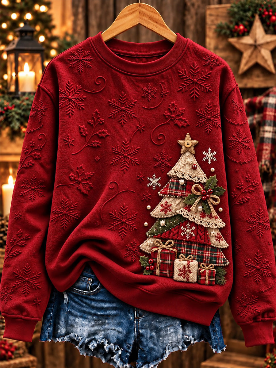 Women's Christmas Print Sweatshirt