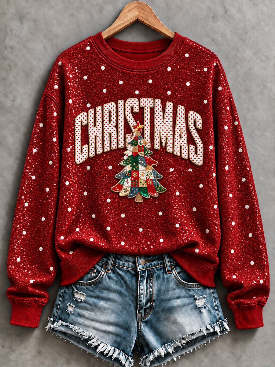 Women's Christmas Print Casual Sweatshirt