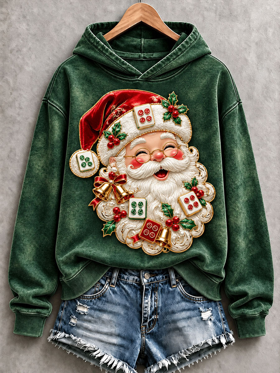 Women's Mahjong Santa Claus Hoodies