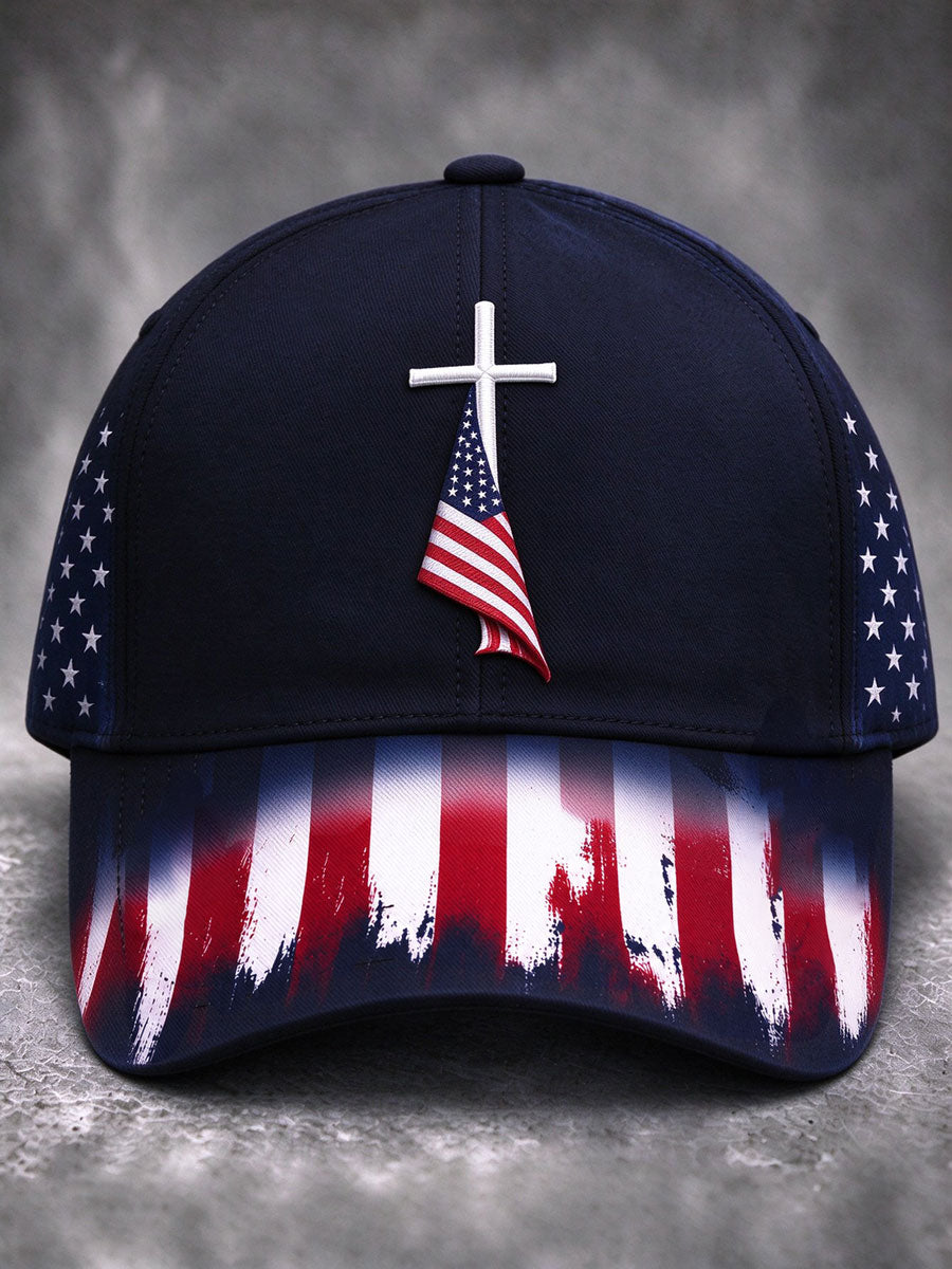 Cross Print Casual Unisex Hat