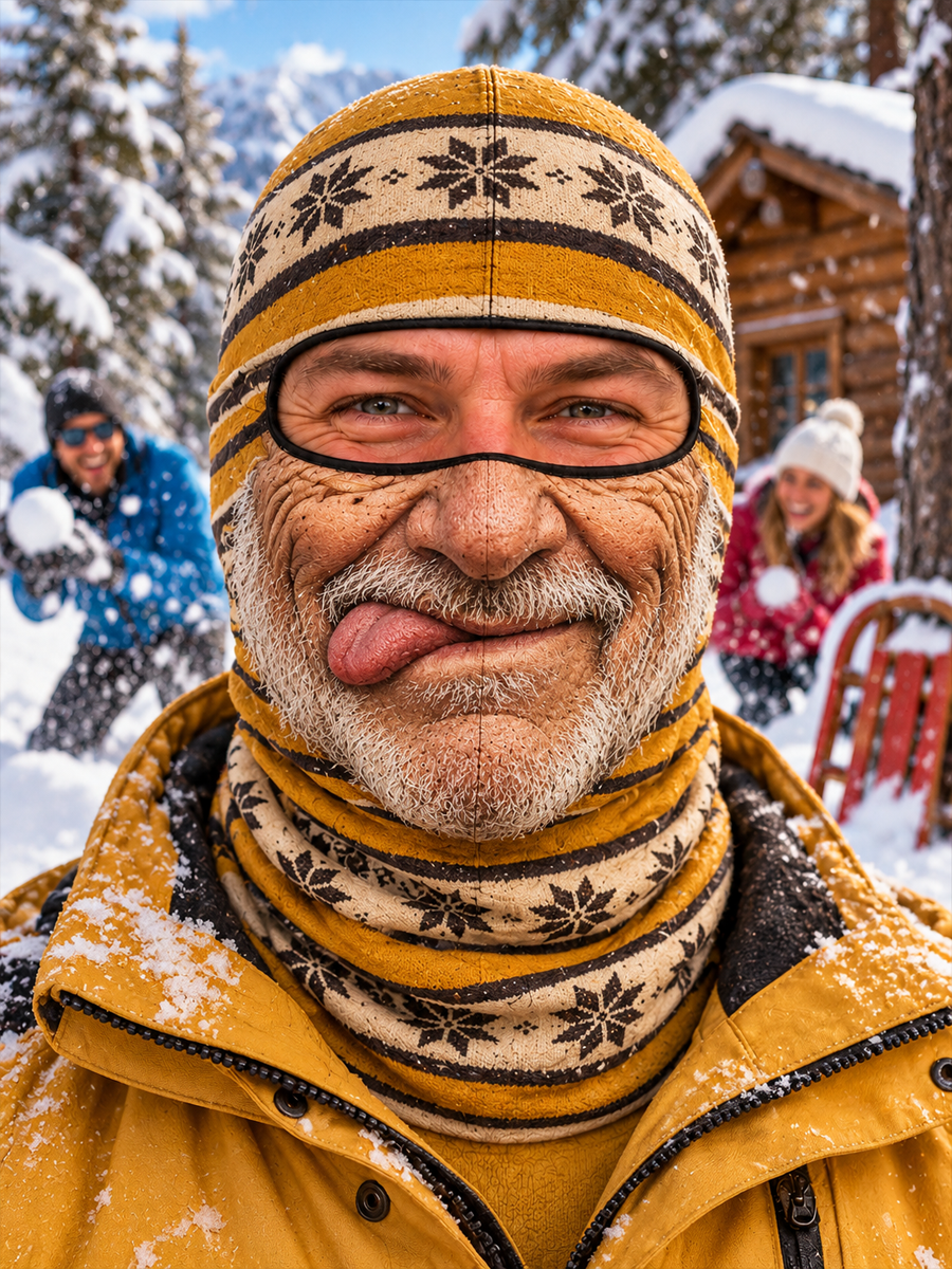 Funny And Wacky Full-Face Balaclava Hood