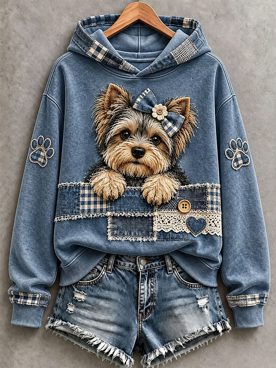 Women's Cute Yorkshire Terrier Hoodie