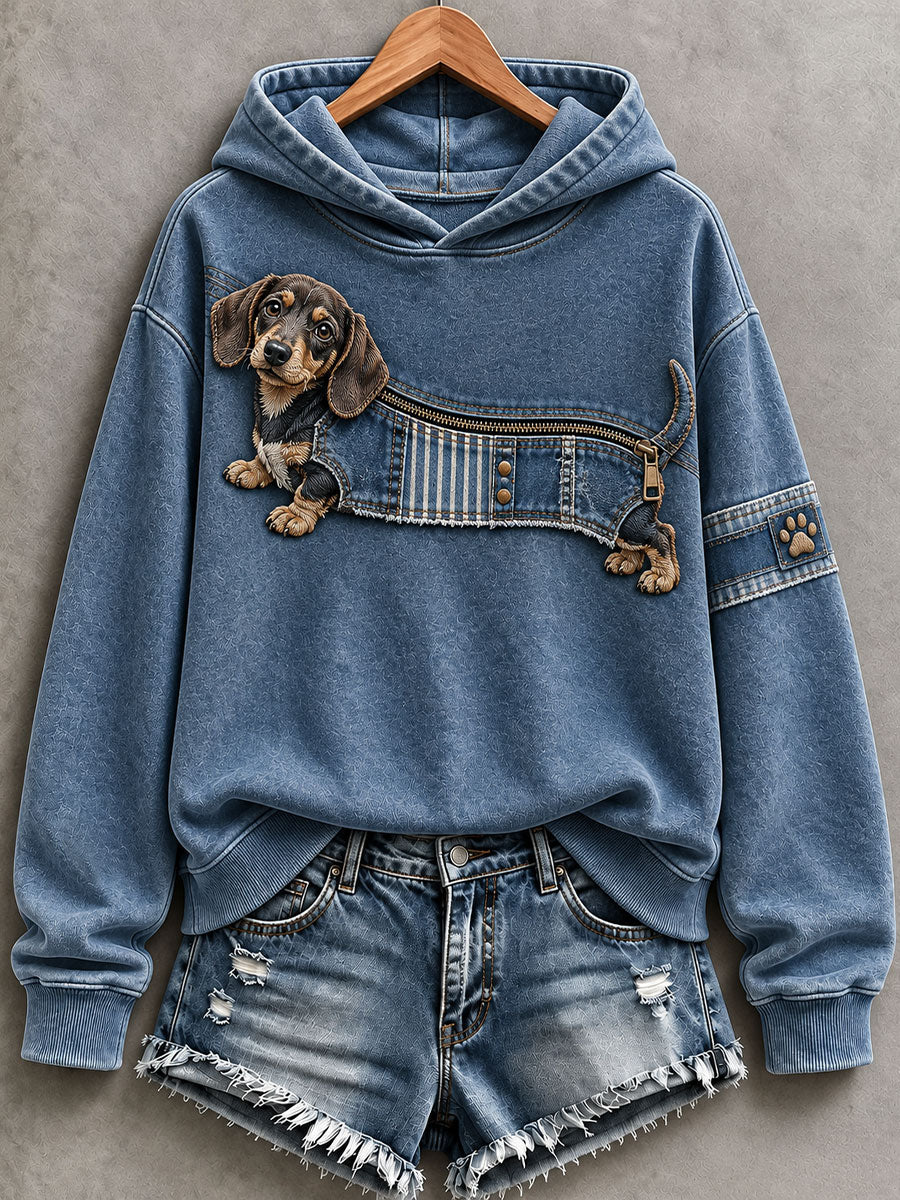 Women's Funny Dachshund Hoodie